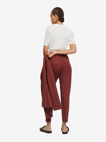 Coupe slim Pantalon ESPRIT en marron