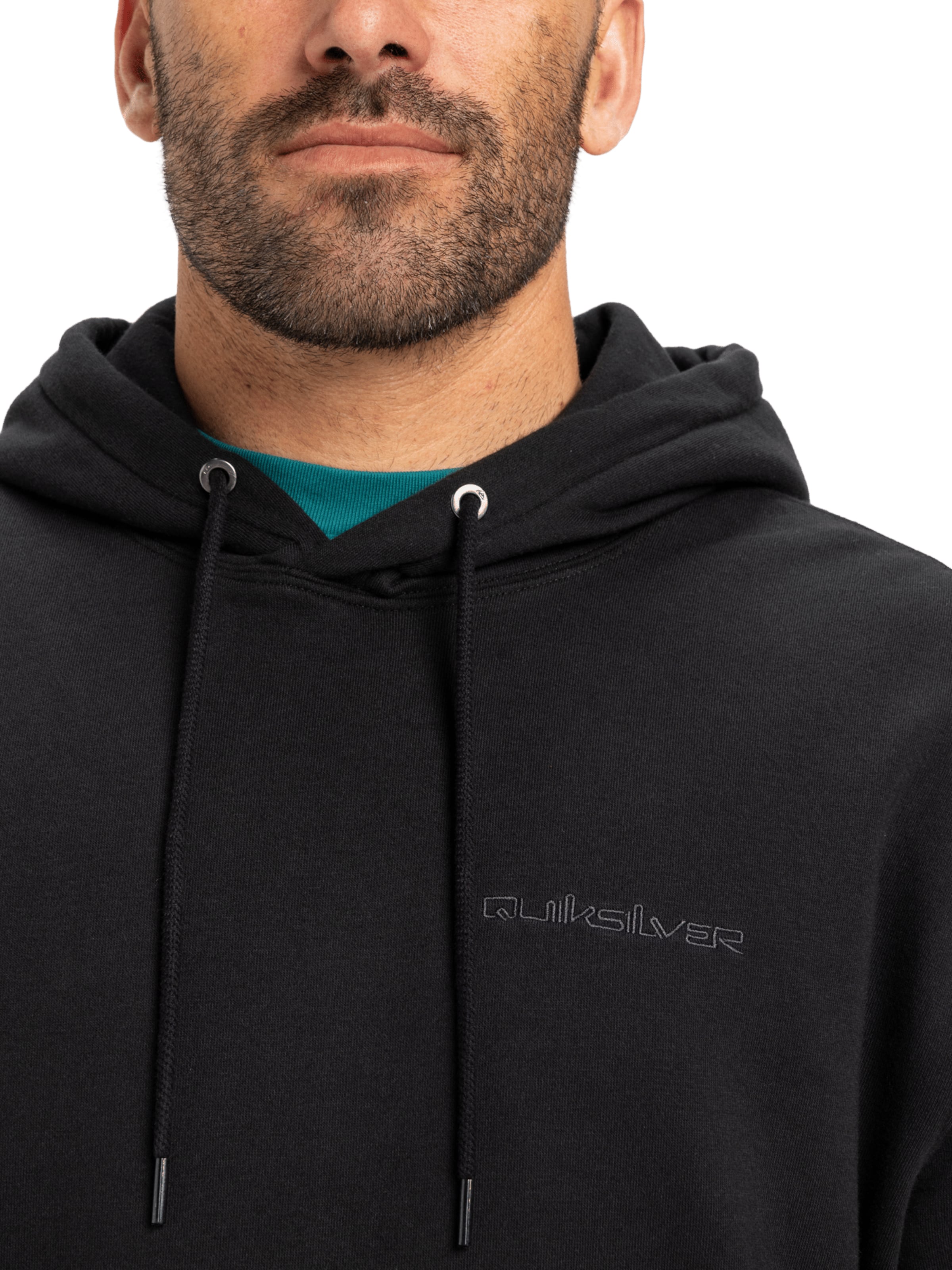 QUIKSILVER Sweatshirt 'Salt Water' in Black