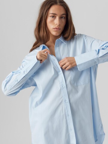 Chemisier 'MATHILDE' VERO MODA en bleu