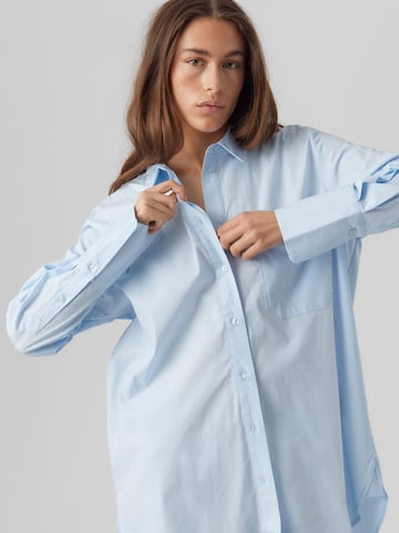 VERO MODA Blus 'MATHILDE' i blå