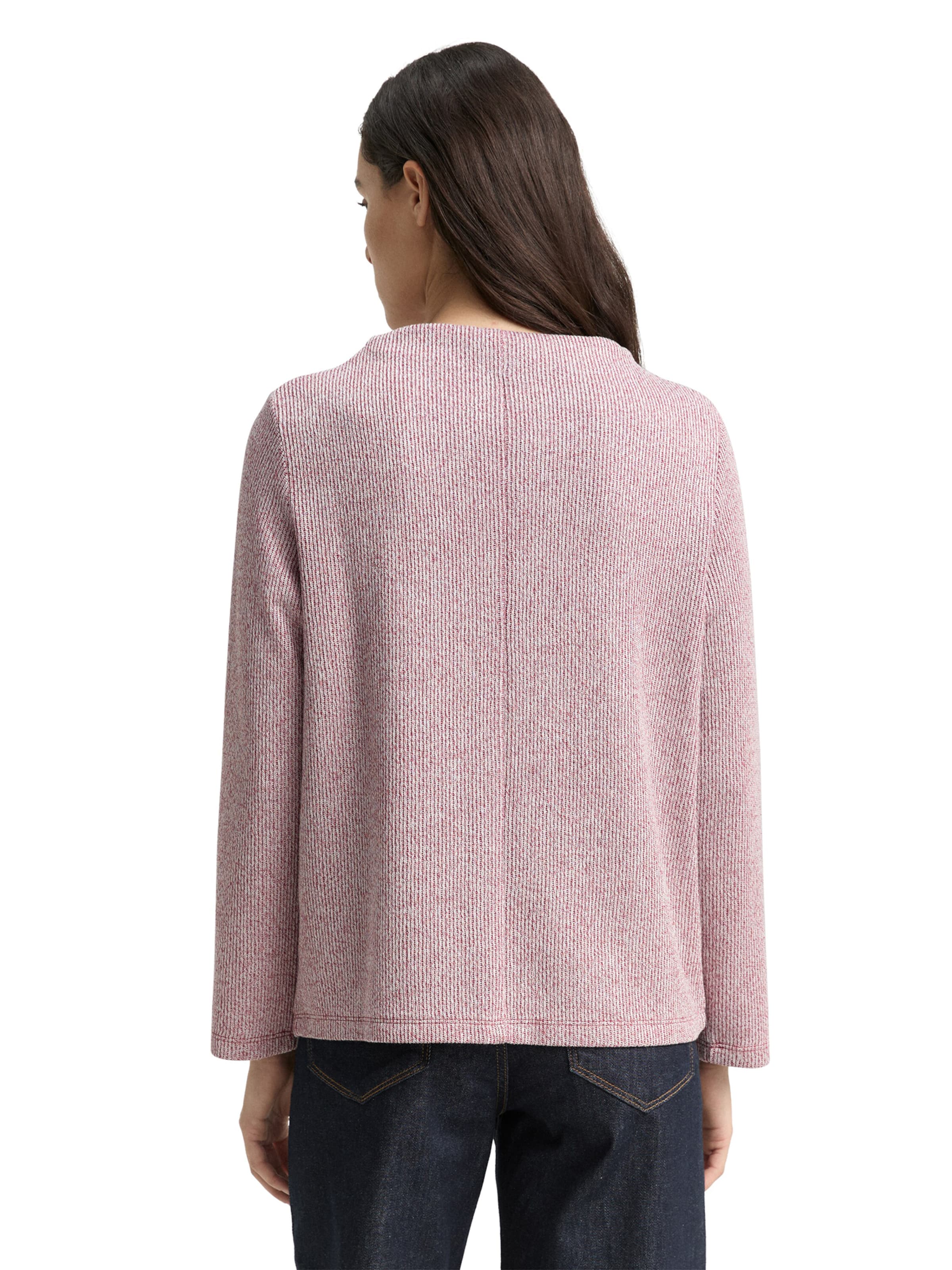 TOM TAILOR Sweatshirt in Red