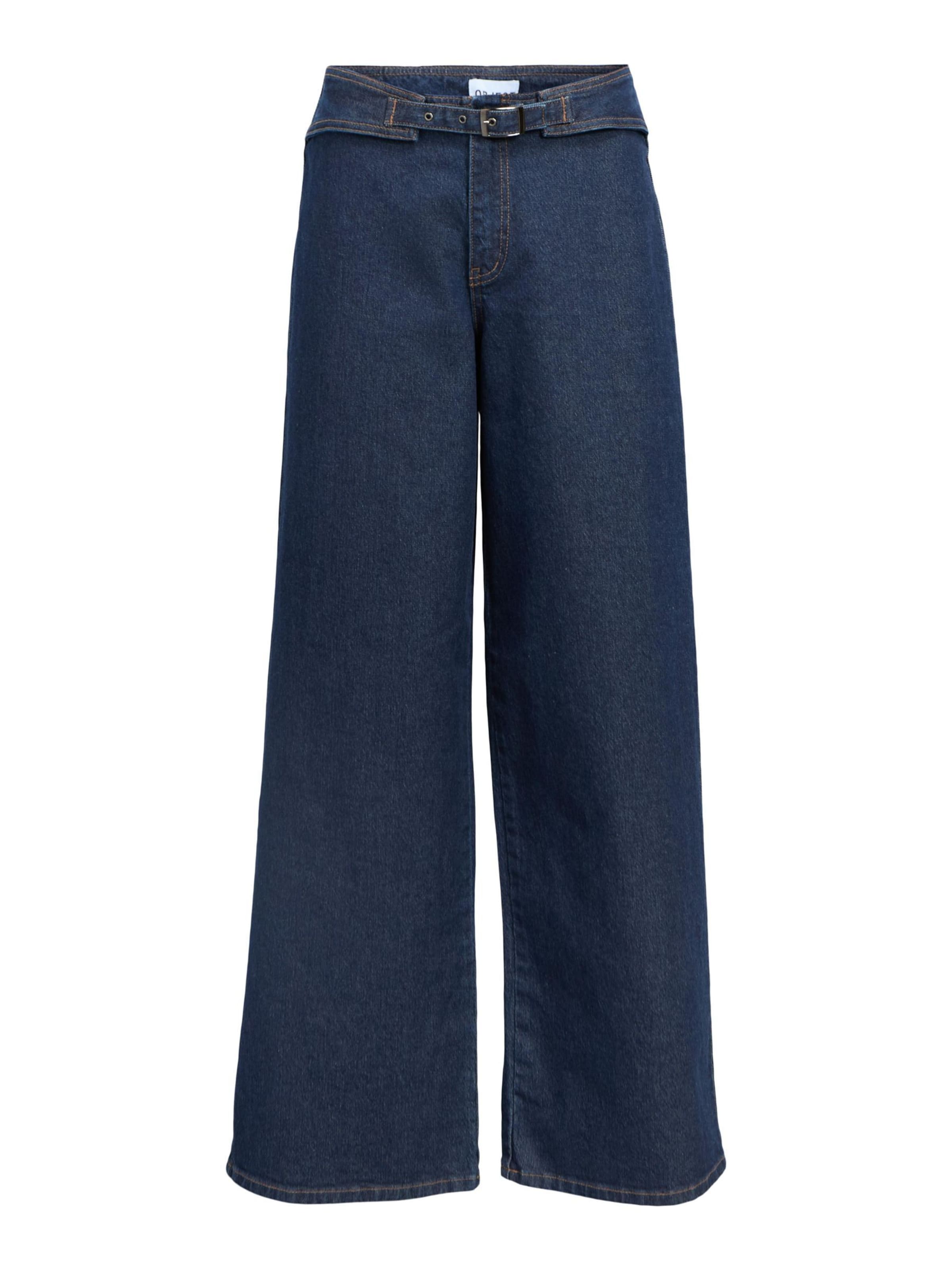 OBJECT Široký strih Džínsy 'OBJSAVA' - Modrá: predná strana