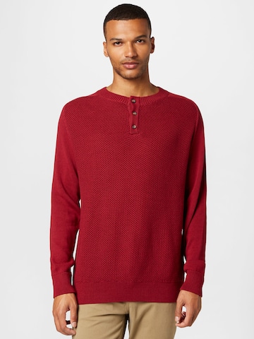 MUSTANG Sweater 'Emil' in Red: front