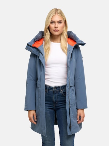 Cappotto invernale 'Pakaami 16' di MARIKOO in blu: frontale