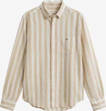 GANT Regular Fit Skjorte i beige: forside