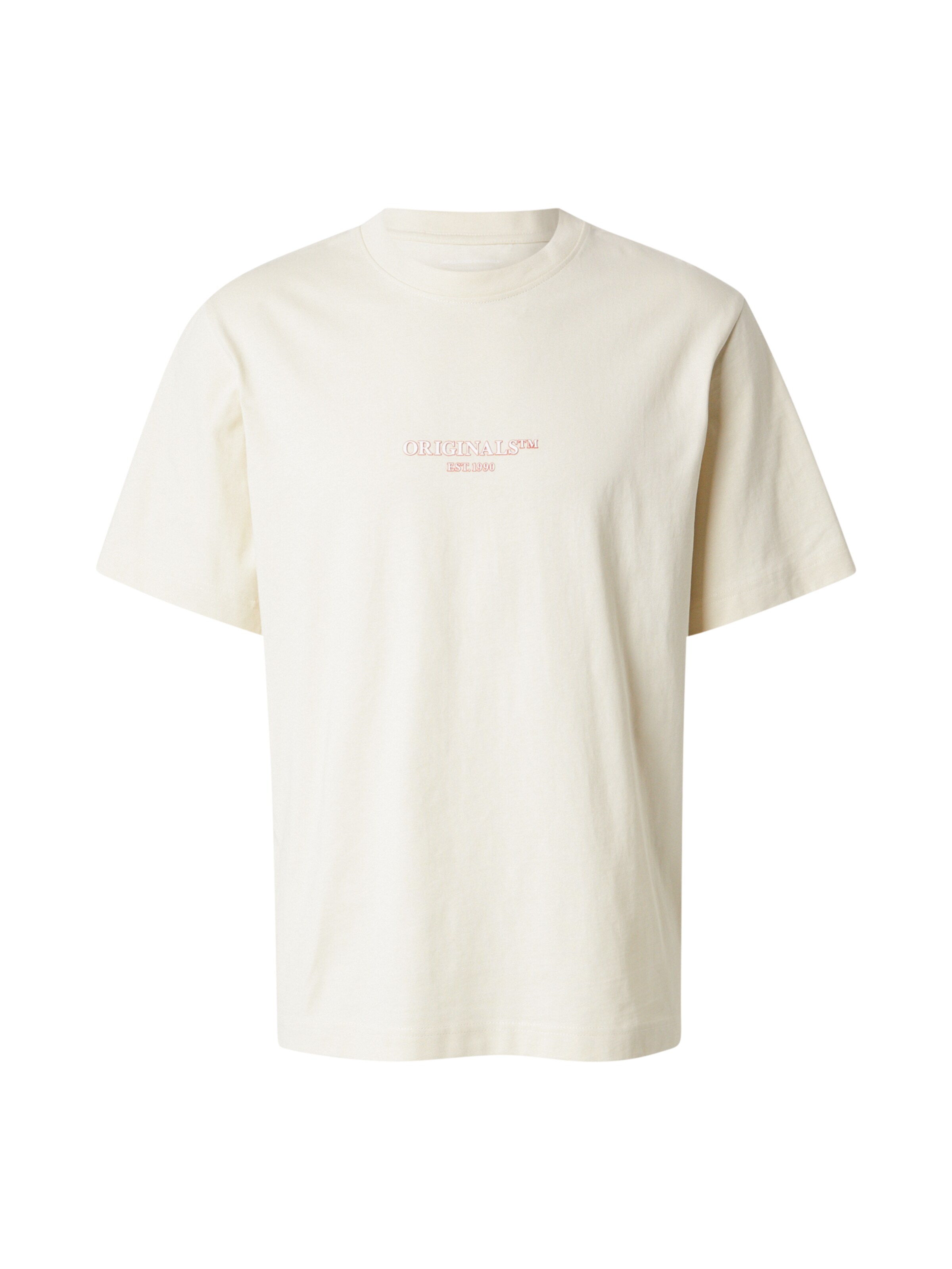 JACK & JONES Majica 'JORIslington' | bela barva: sprednja stran