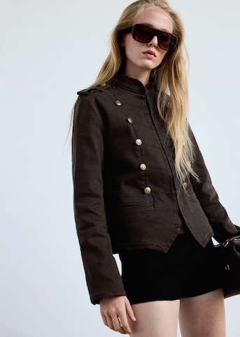 MANGO Jacke 'CANDELA' in Braun: Vorderseite