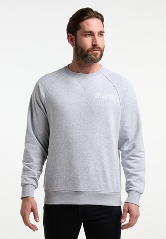 DreiMaster Maritim Sweatshirt 'Bridgeport' in Grijs: voorkant