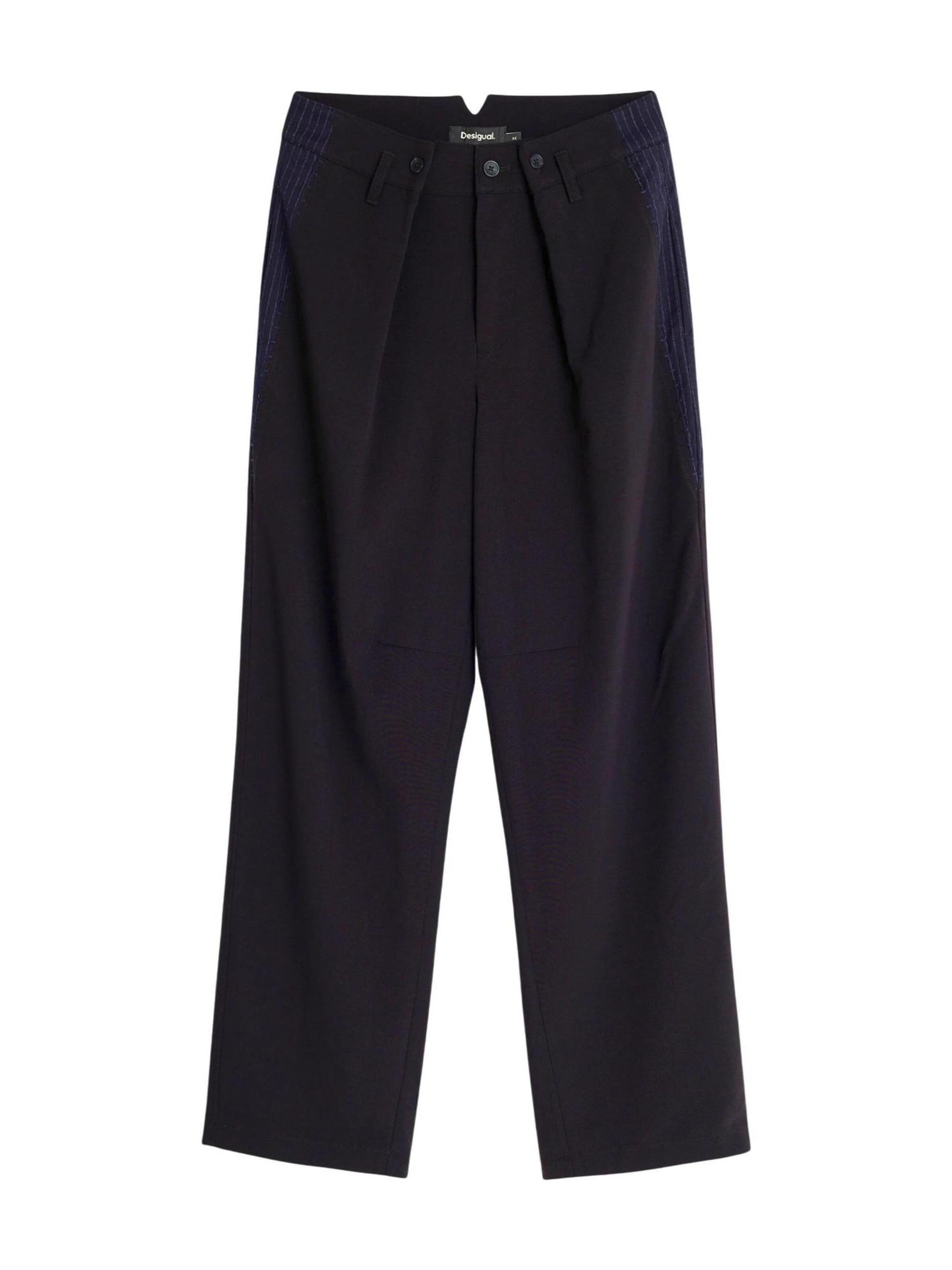 Desigual - Pierna ancha Pantalón 'PANT_EXPRESS 26WWPW13' en negro: frente