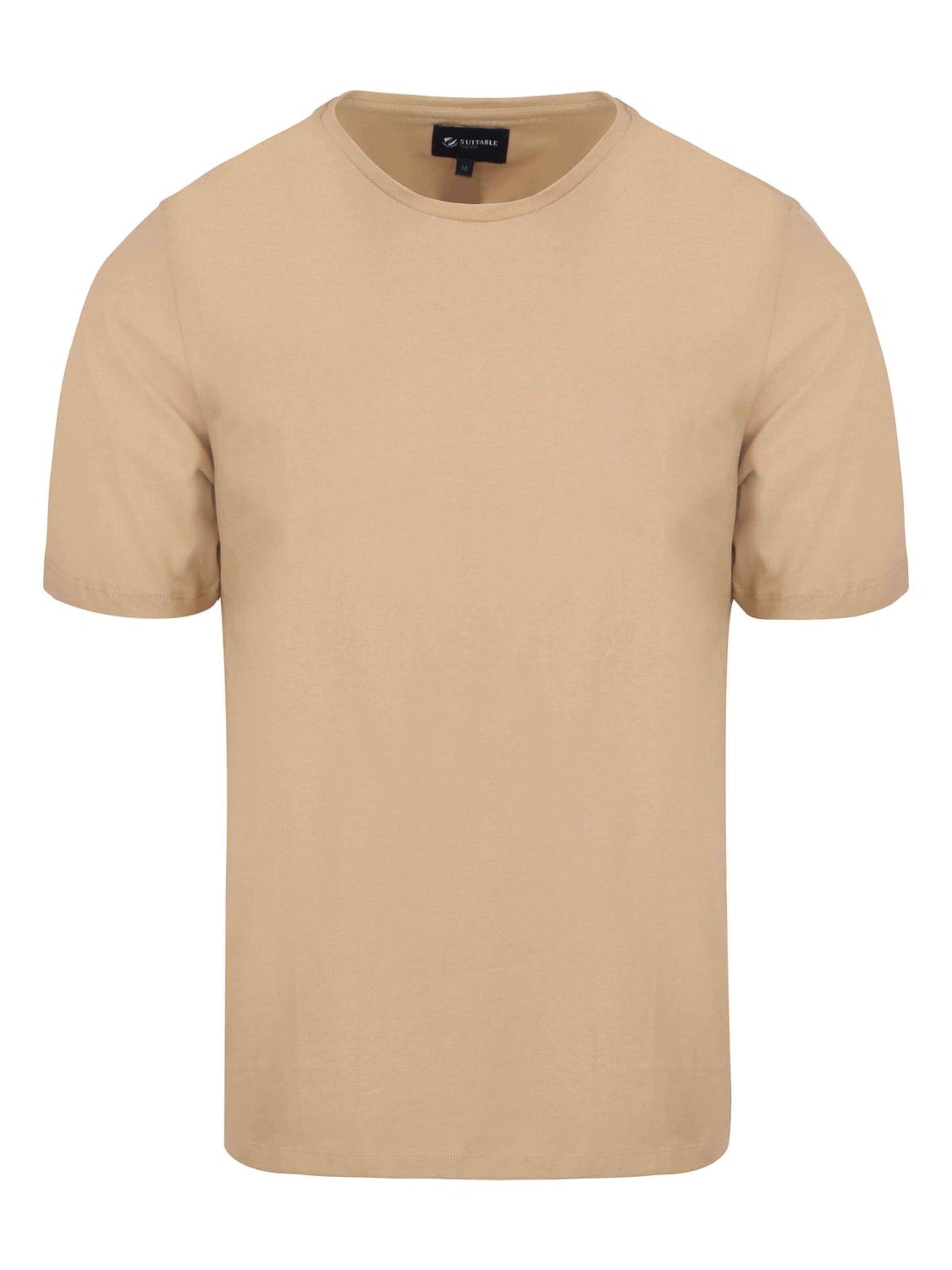 Suitable Shirt 'Jim'‌ in Beige: Vorderseite