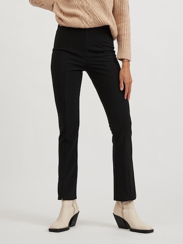 VILA Regular Pants in Black: front