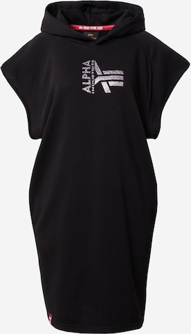 ALPHA INDUSTRIES Dress in Black: front