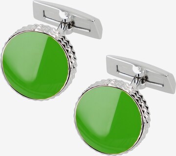 Davidoff Cufflinks 'Paris' in Green: front