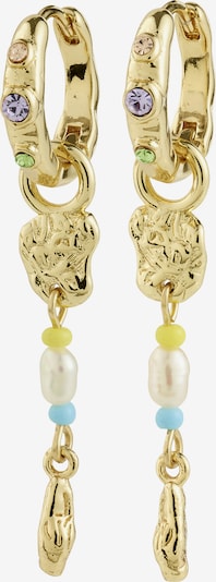 Pilgrim Naušnice 'Ellington' u svijetloplava / zlatna / zelena / biserno bijela, Pregled proizvoda