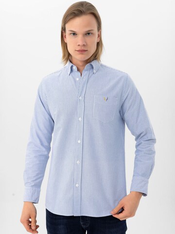 Regular fit Camicia di By Diess Collection in blu: frontale