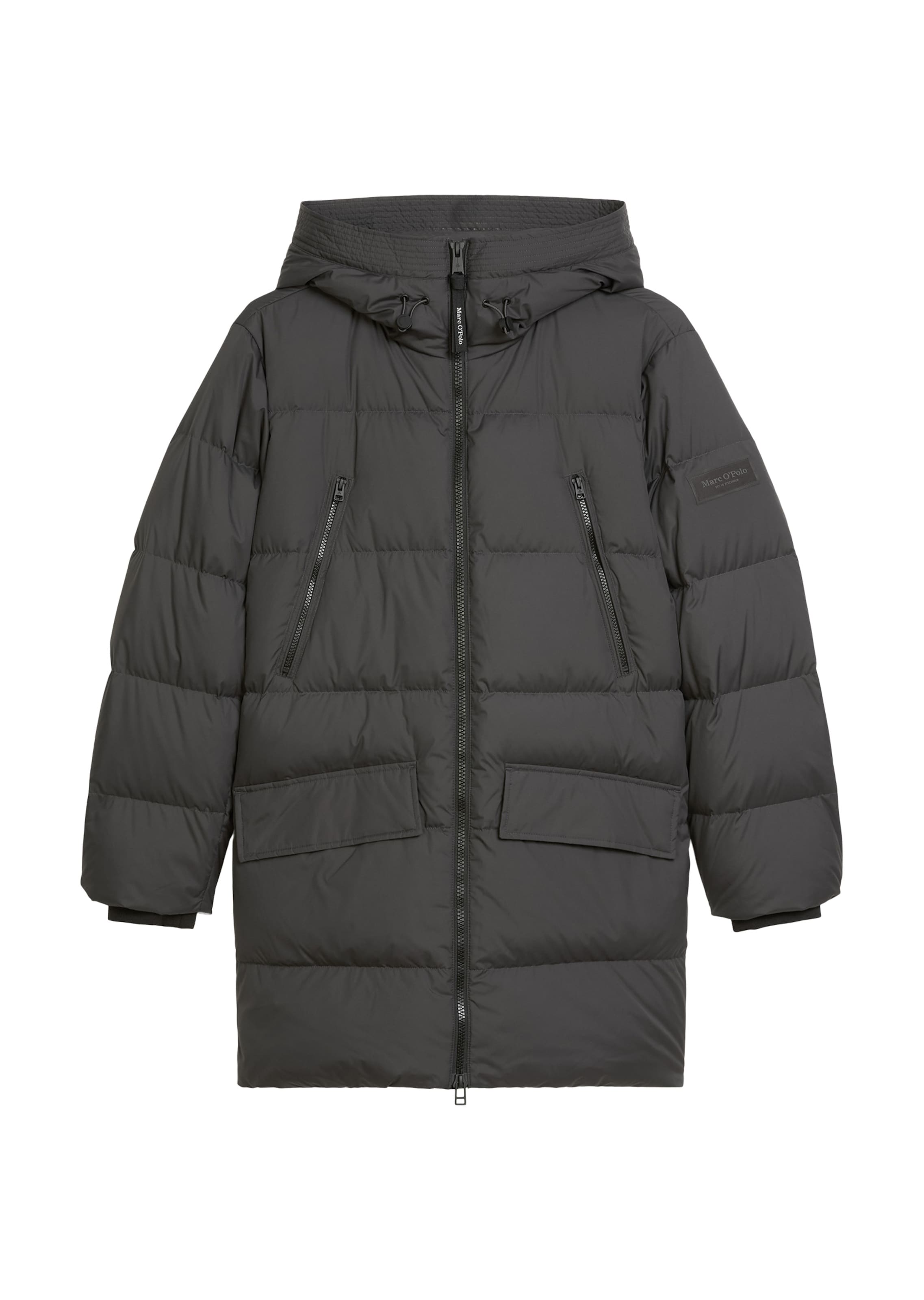 Marc O'Polo Winterjas in Grijs: voorkant