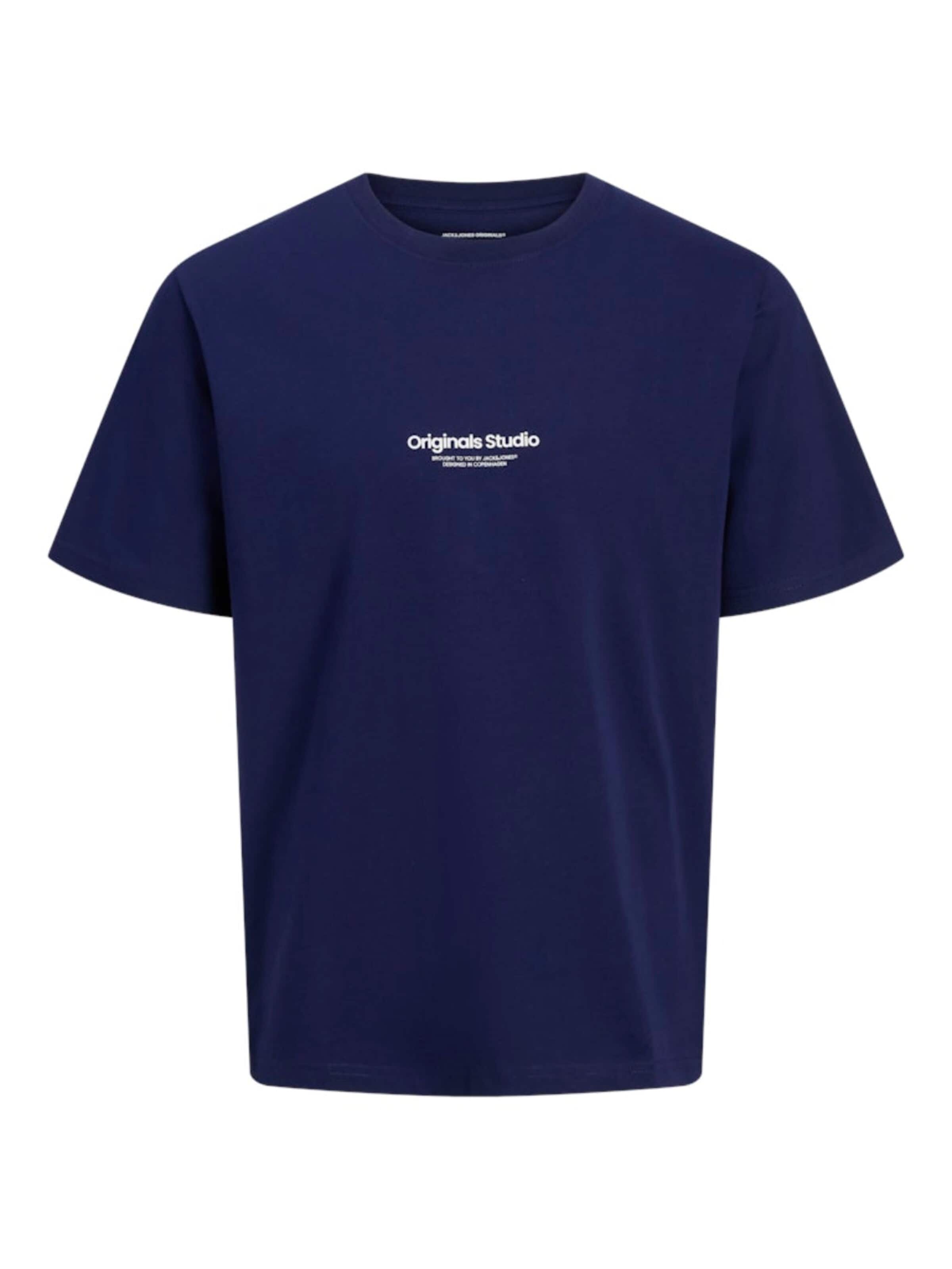 T-Shirt 'JORVesterbro' JACK & JONES en bleu : devant