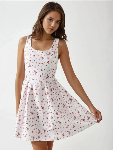 Hiccup - Vestido em branco: frente