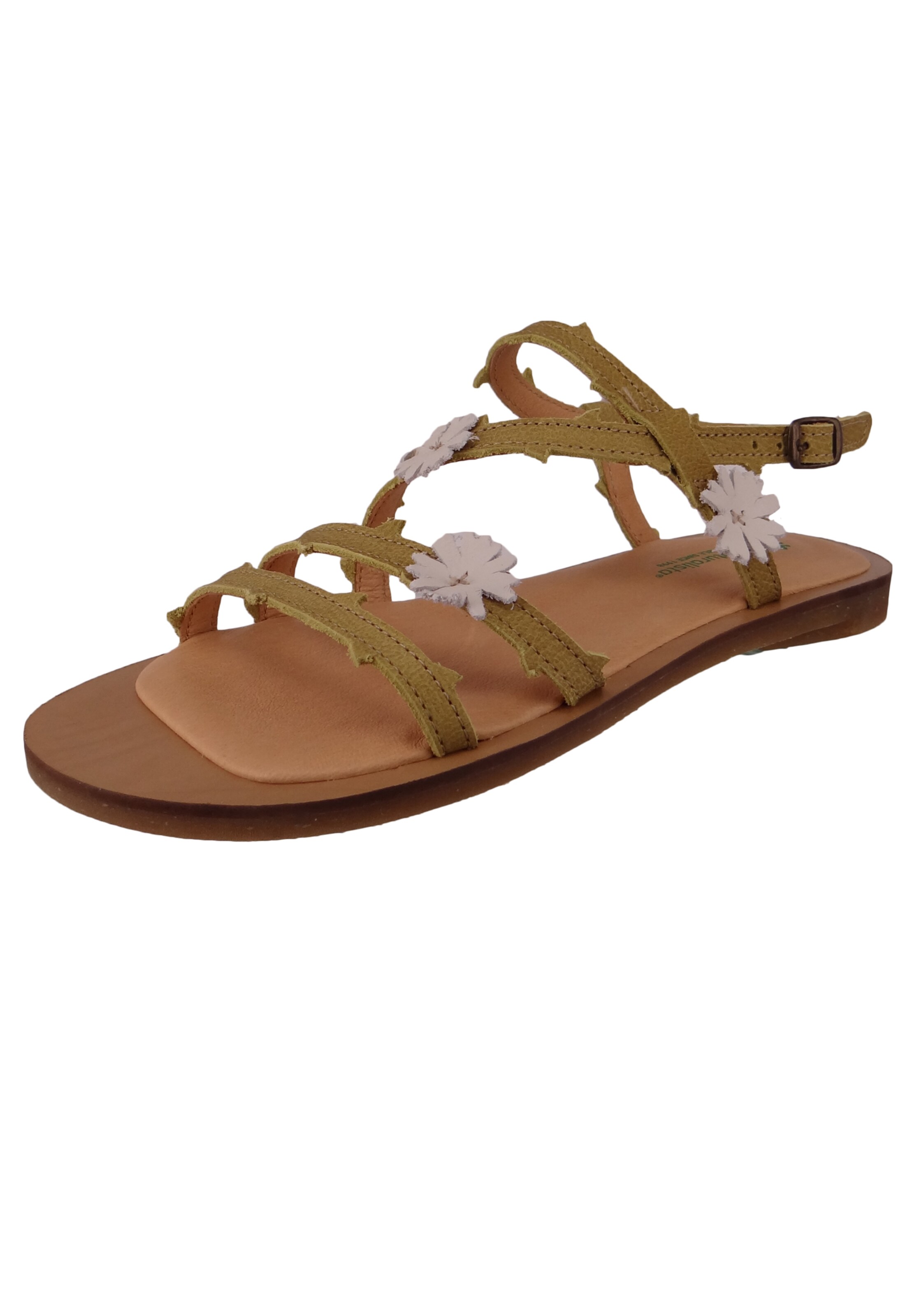 EL NATURALISTA - Sandália 'Tulip' em amarelo: frente