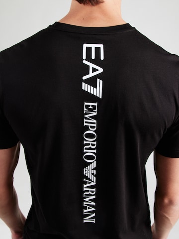 EA7 Emporio Armani - Camiseta en negro