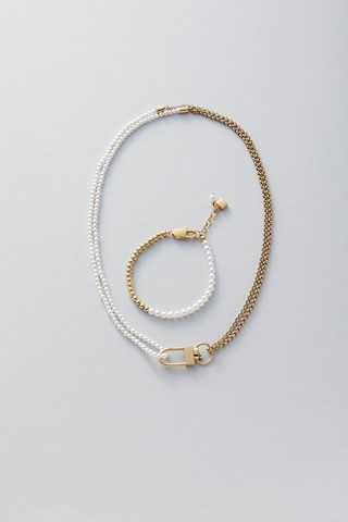 LEONARDO Kette in Weiß