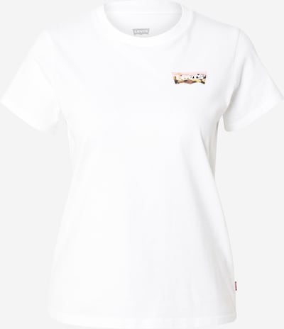 LEVI'S ® Majica 'The Perfect Tee' u svijetložuta / klasično crvena / bijela, Pregled proizvoda