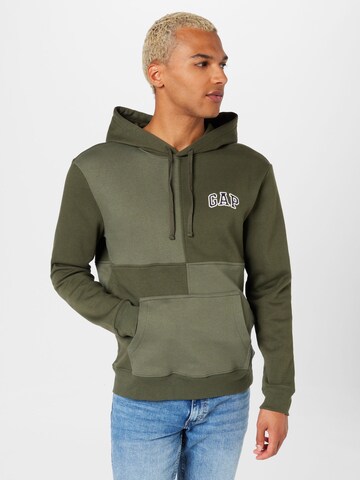 GAP Sweatshirt in Grün: Vorderseite