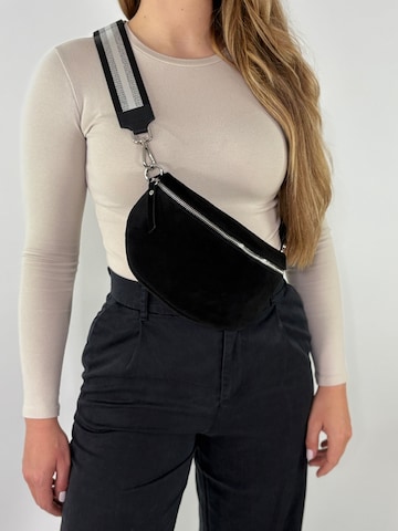 lePelou Belt bag 'ELVA medium' in Black