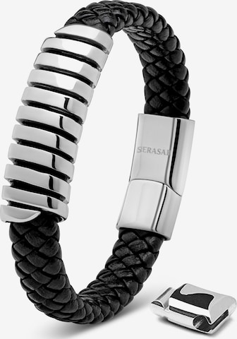 SERASAR Armband 'Helix' i silver: framsida