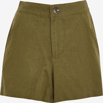 Threadbare - Calças chino 'Cactus' em verde: frente