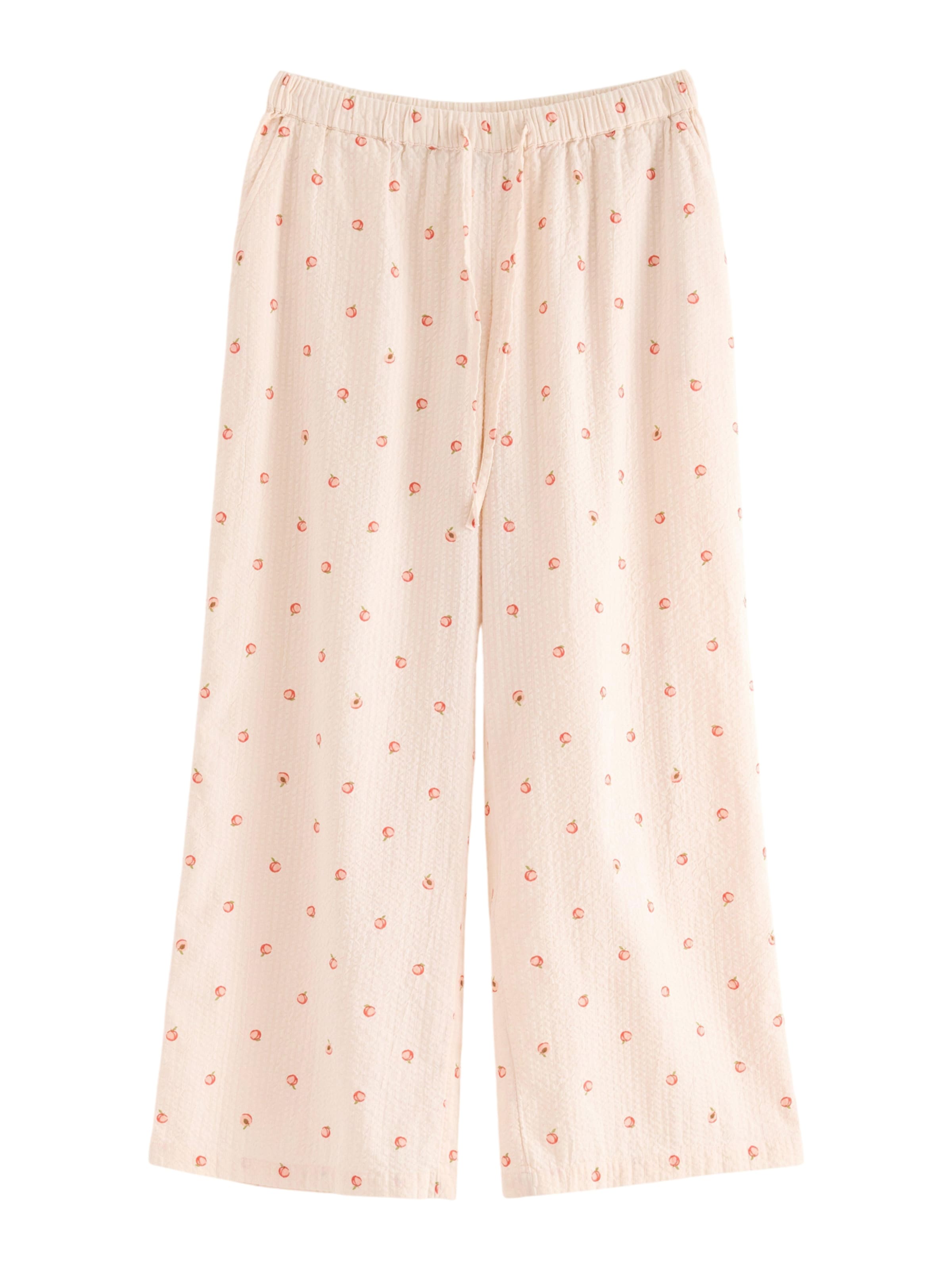 rožinė Lindex Pižaminės kelnės: priekis