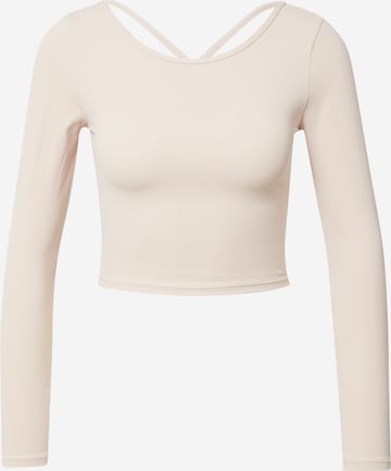4F Performance Shirt in Beige: front