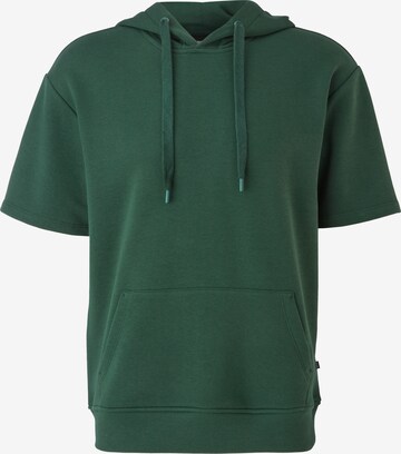 QS Sweatshirt in Groen: voorkant