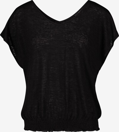 zero Shirt mit Rückenausschnitt in schwarz, Produktansicht
