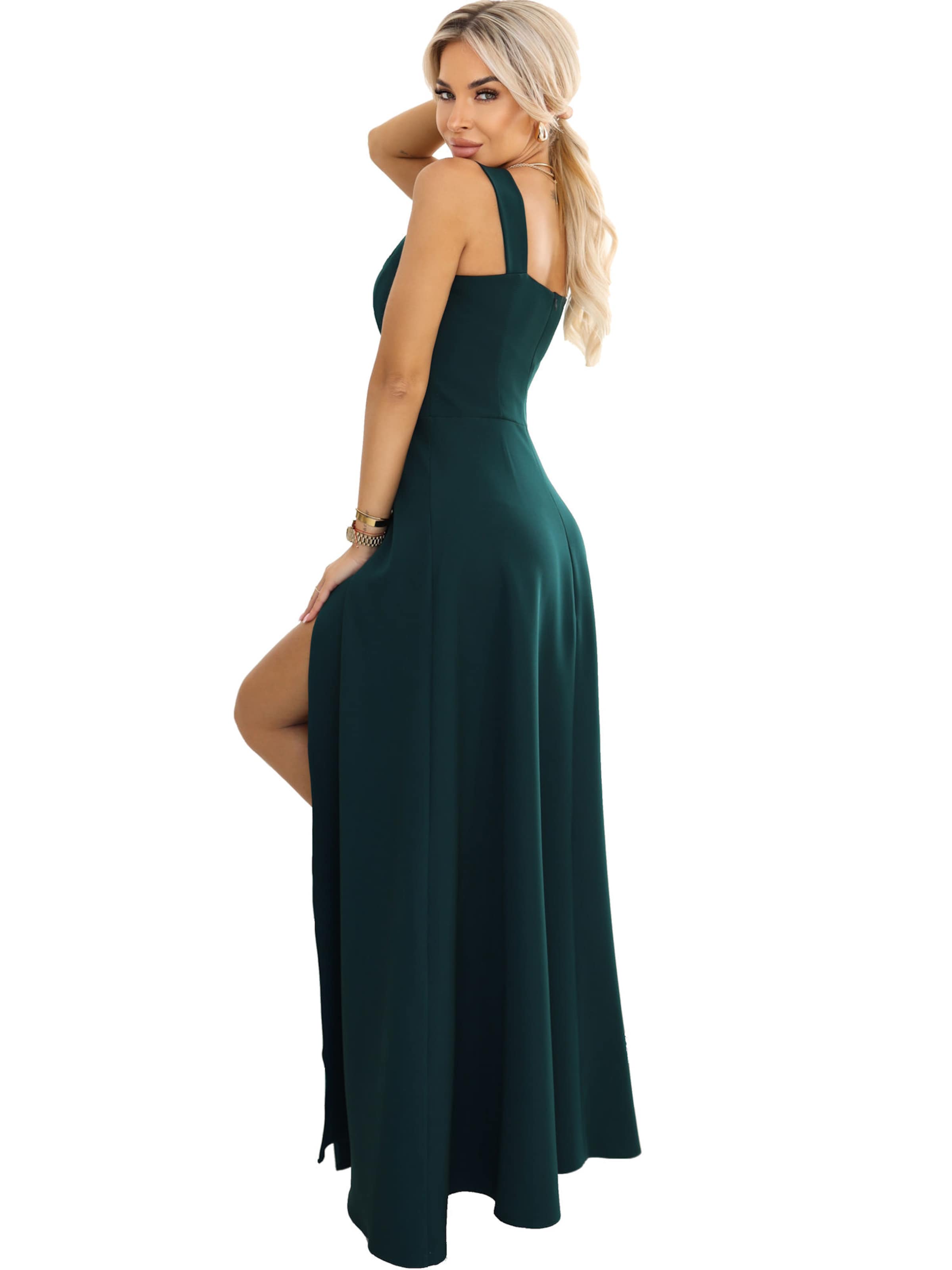 Numoco Abendkleid 'Maxikleid Aurelia'‌‌‌‌‌‌‌‌‌‌ in Grün