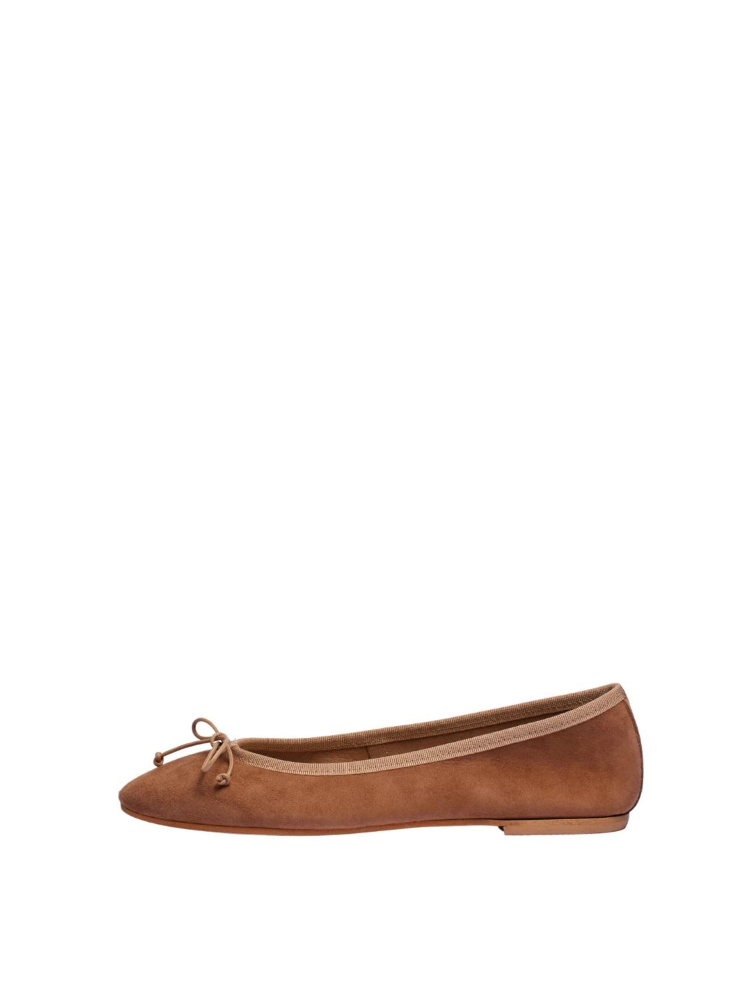 Flarelle Ballet Flats 'Folletta' in Brown: front