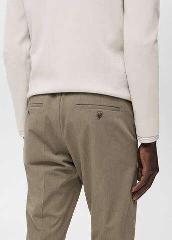 MANGO MAN Slimfit Hose 'Bologna' in Grün