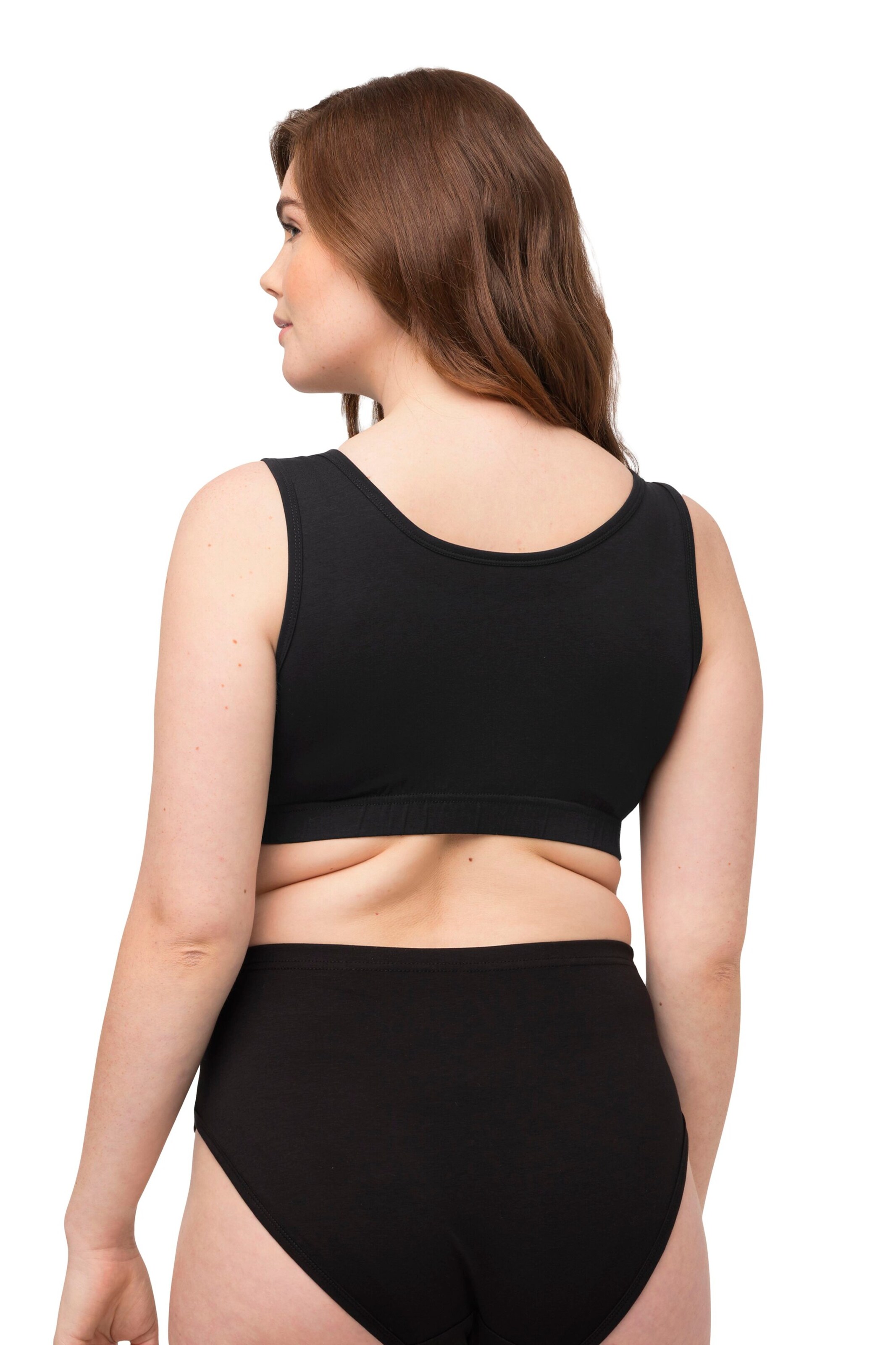 Ulla Popken T-Shirt BH in Schwarz