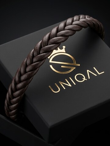 UNIQAL Rannekoru 'BRAID' värissä ruskea