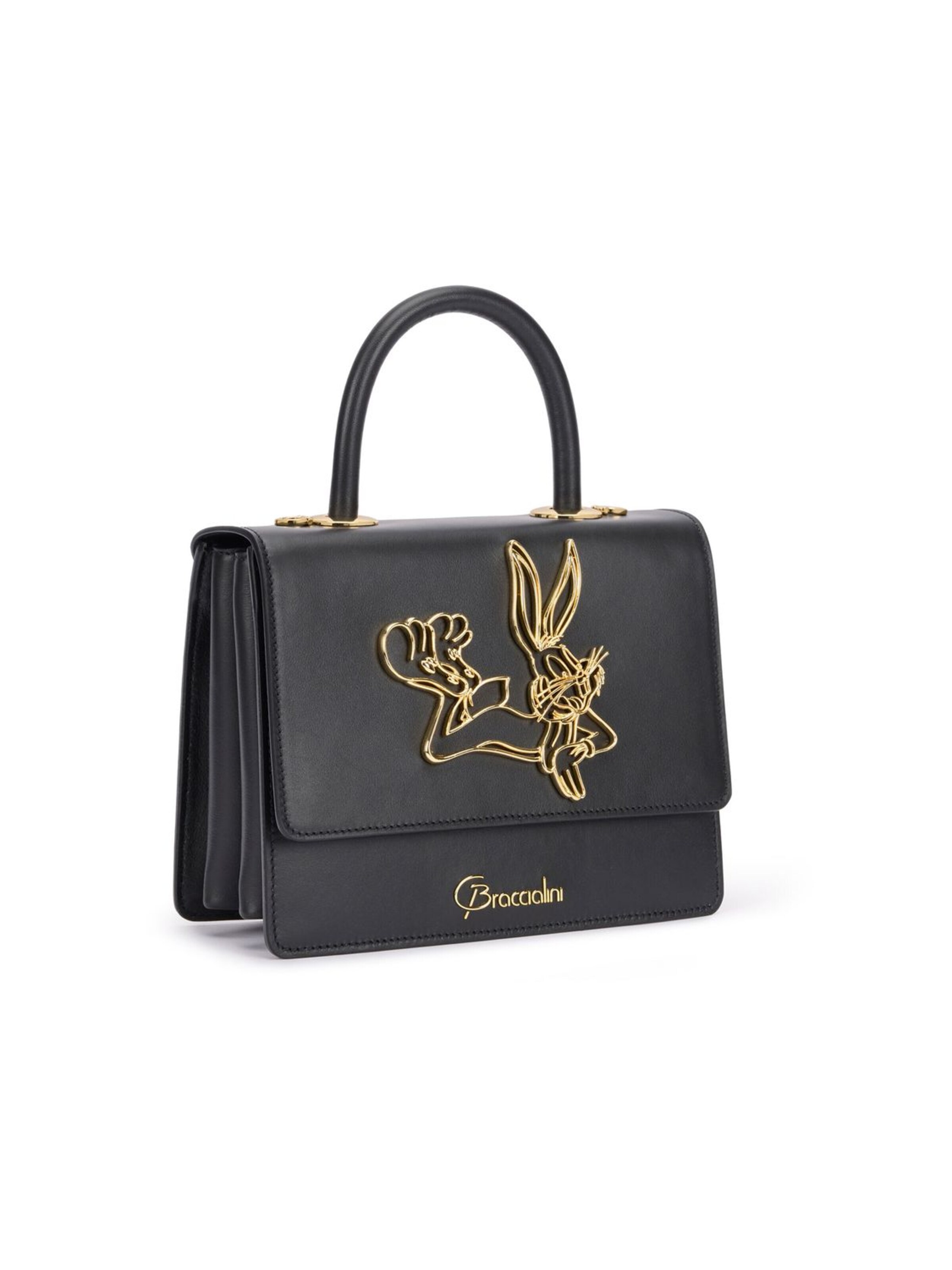 Braccialini - Bolso de mano 'Audrey Bugs Bunny' en negro