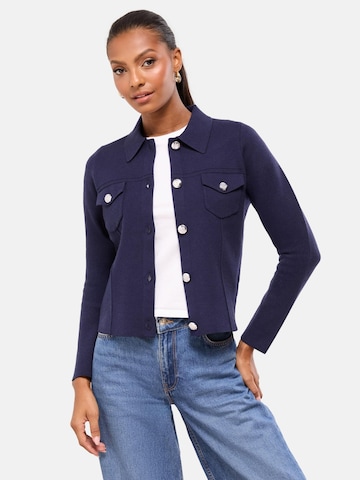 Lipsy Gebreid vest in Blauw: voorkant