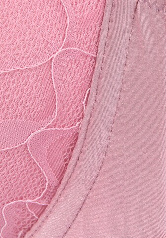 rozā LASCANA T-krekla Krūšturis