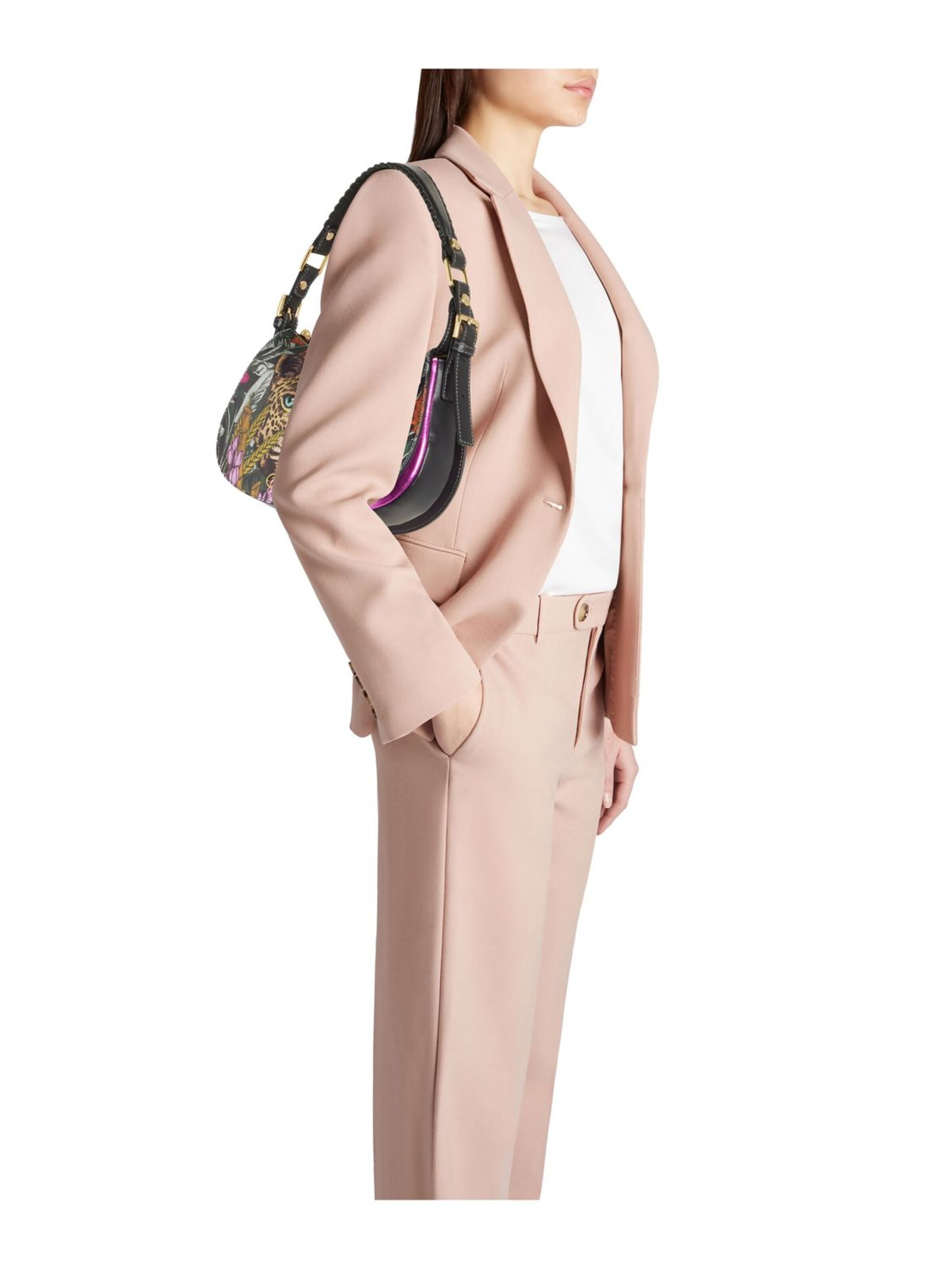 Braccialini - Bolso de hombro 'Ginevra Giaguaro' en Mezcla de colores