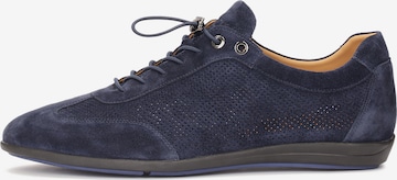 Scarpa stringata di Kazar in blu: frontale