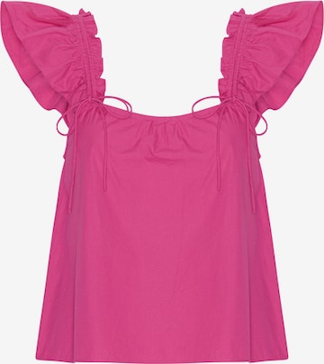 2NDDAY - Blusa 'Cerise' en rosa: frente