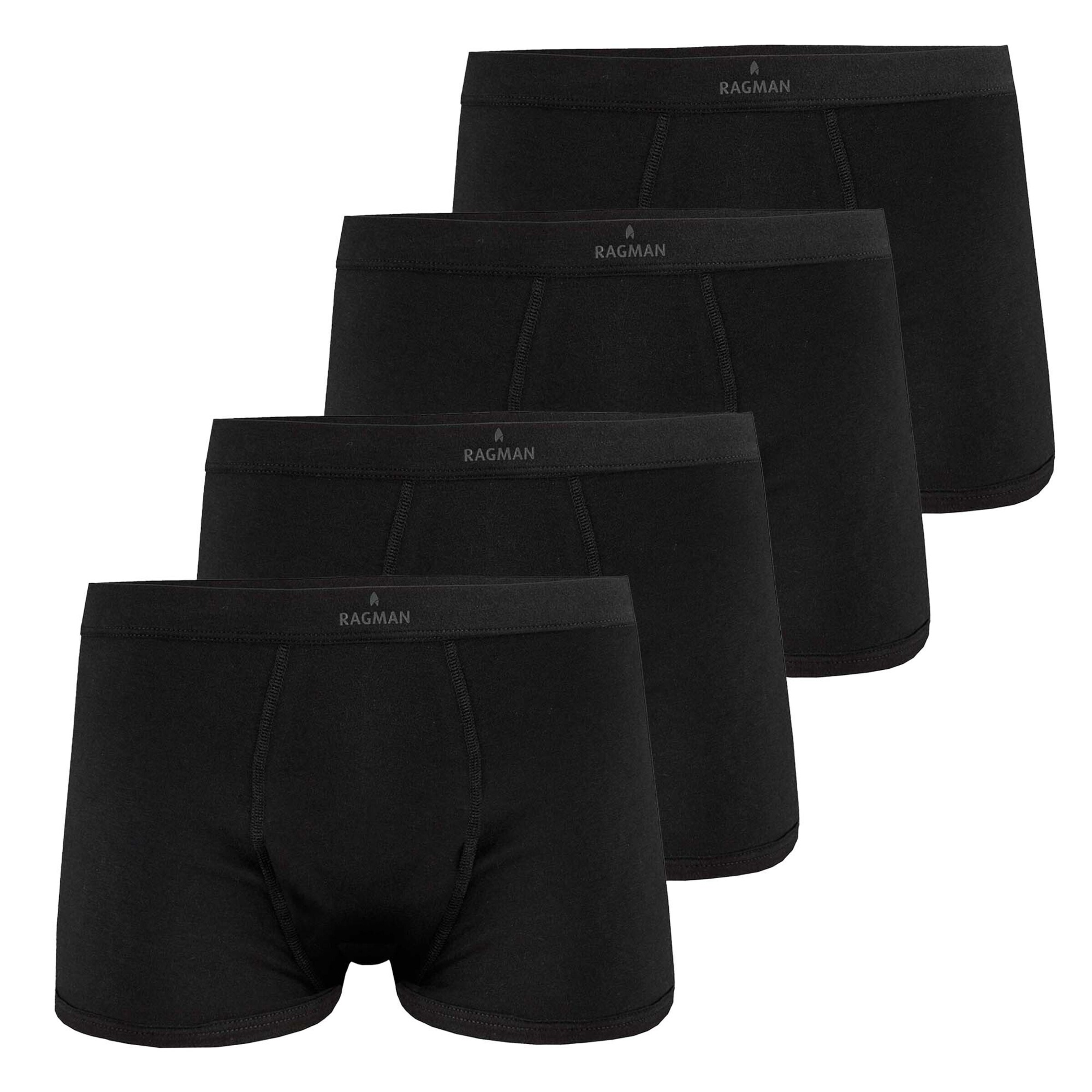 Ragman Boksershorts i sort: forside