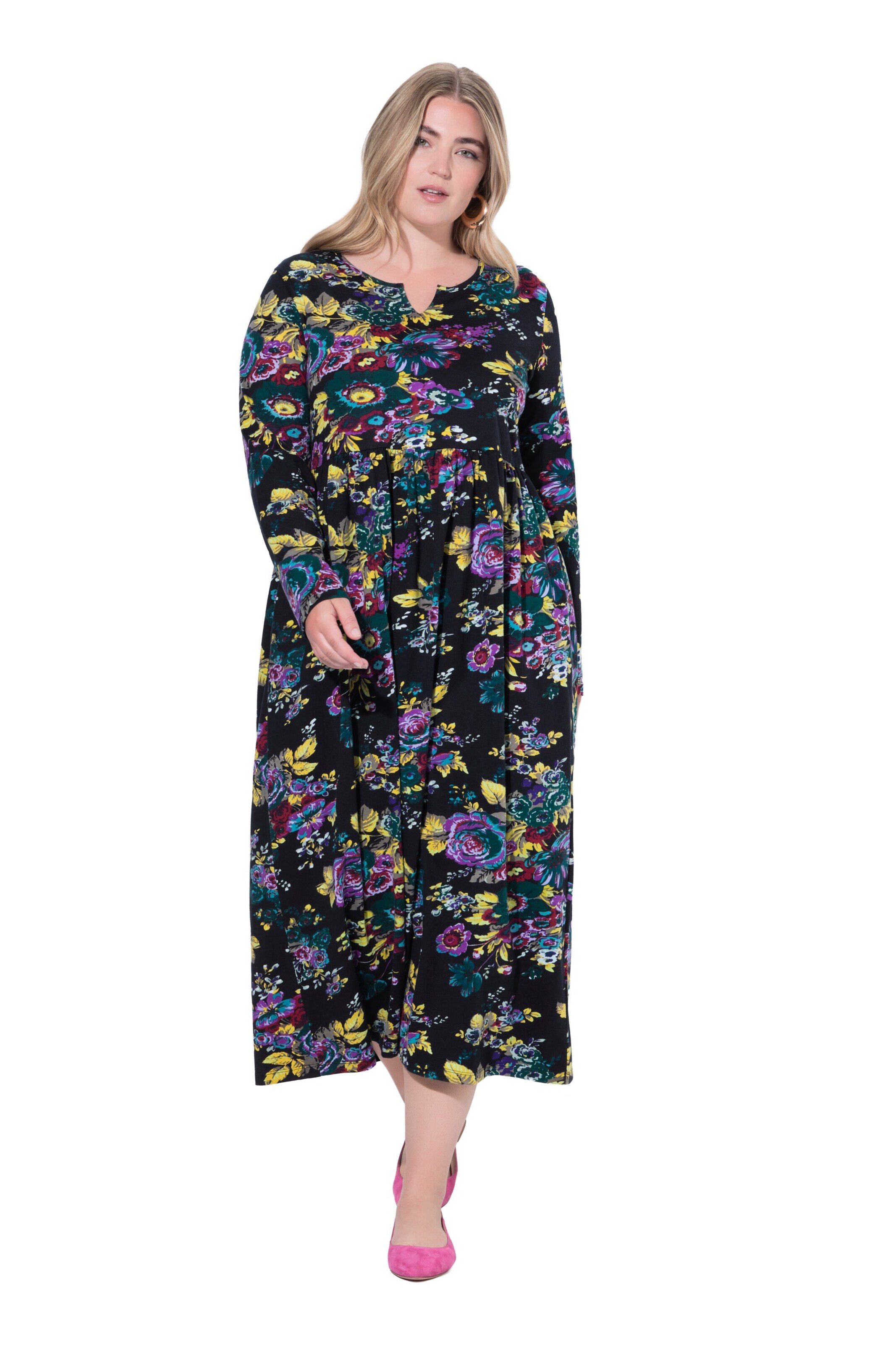 Robe Ulla Popken en jaune : devant