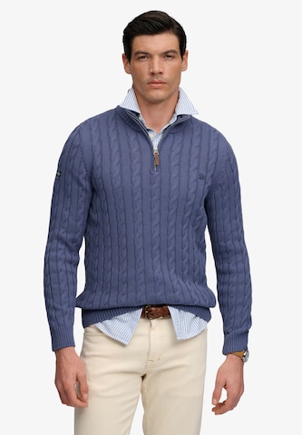 Pull-over Superdry & Co en bleu : devant