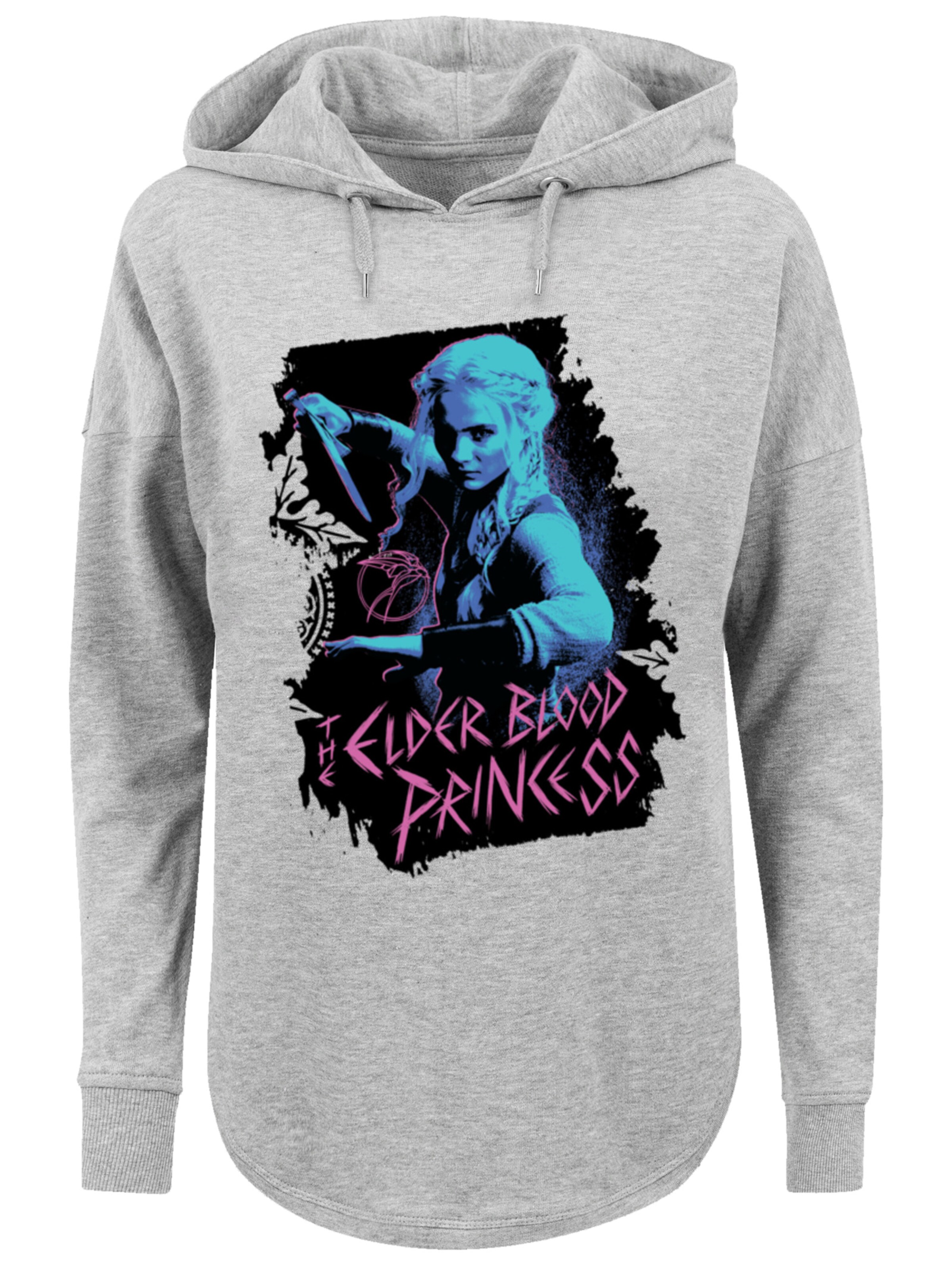 F4NT4STIC Sweatshirt 'The Witcher Ciri Netflix TV Serie' in Grau: Vorderseite