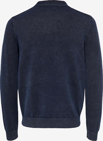 Only & Sons Sweter 'MASON' w kolorze niebieski